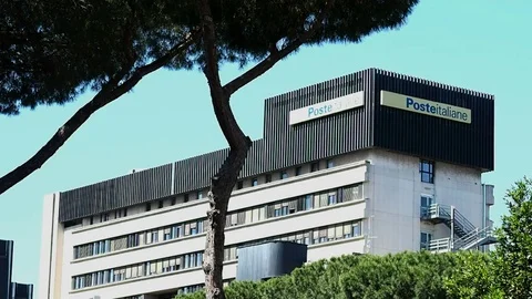 Poste Italiane Headquarters 库存影片 76619505