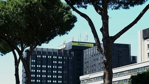 Poste Italiane Headquarters Stock Footage 76626156