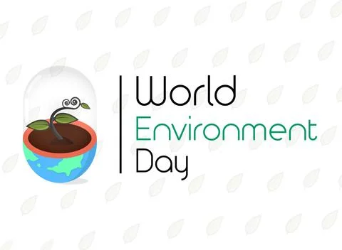 A poster about World Environment Day Stock Illustration
