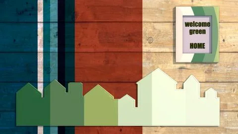Poster and other items on a shelf Stock Illustration