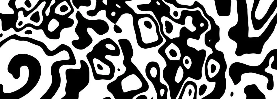 Poster background with dynamic chocolate drizzle lines Illustrazione stock