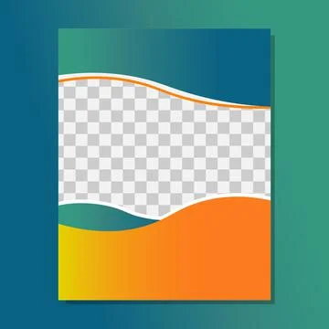Poster banner template. flat design.for social media etc Stock Illustration