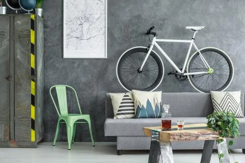 Poster with city map Stock-Fotos
