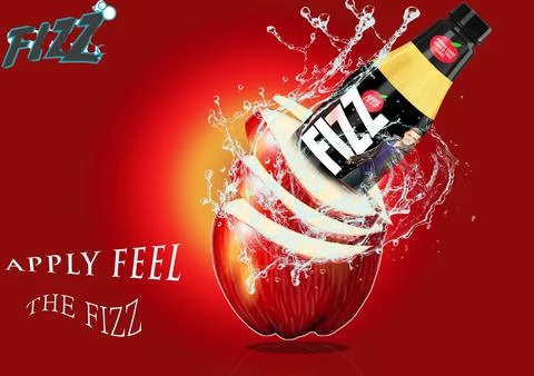 Poster-effect-Apple-01 Fotos Stock