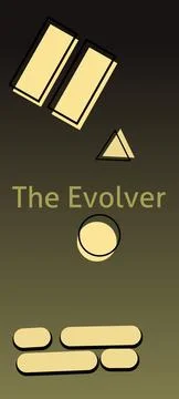Poster the evolver Stock Illustration