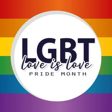 Poster flag lgbt pride vector illustration Stock Illustration