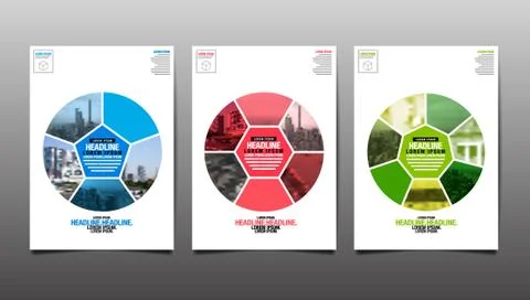 Poster , Flyer Template, Circle Abstact Background, vector Illustration 스톡 일러스트
