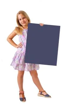 Poster girl dancing Stock Photos