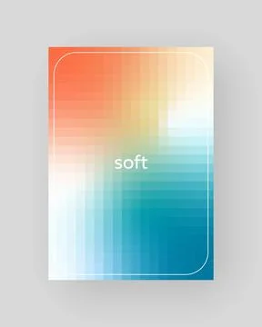 Poster Gradient Stock Illustration