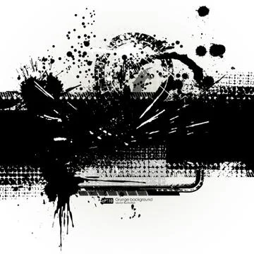 Poster Grunge background vector. Grunge print for t-shirt. Stock Illustration