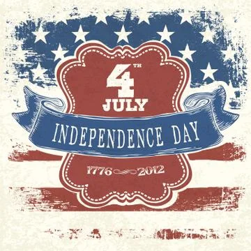 Poster for independence day celebration. vector, eps10 Illustration