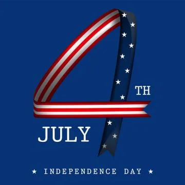 Poster of independence day Stock Illustration