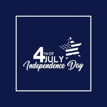 Poster of independence day Stock Illustration