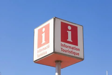 Poster information Foto stock