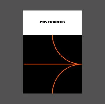 Poster inspired postmodern of vector abstract dynamic symbols with bold Stock Illustration