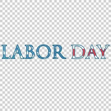 Poster of labor day text Stock Photos