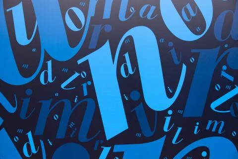 Poster with lyrics Stock Illustration