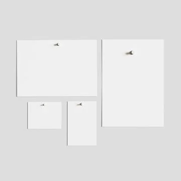 Poster moadboard all paper size  (6) Stock Illustration