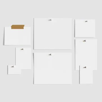 Poster moadboard all paper size  (2) Illustrazione stock