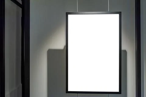 Poster mock up template Stock Photos