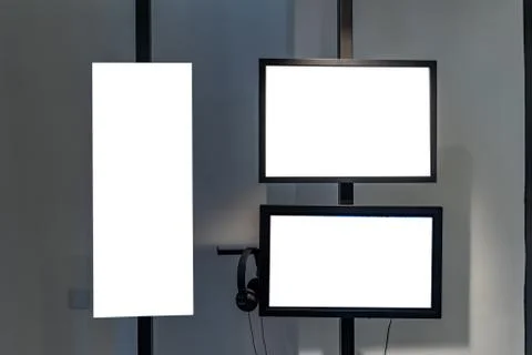 Poster mock up template Stock Photos