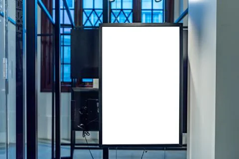 Poster mock up template Stock Photos