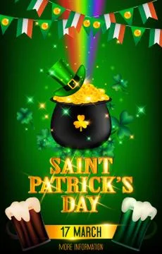 Poster of Saint Patrick's Day Illustration