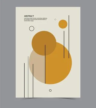 A poster that says  art  is on the bottom Stock Illustration