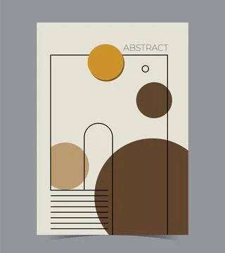 A poster that says  art  is on the bottom. Stock Illustration