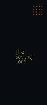 Poster The Souverign Lord Stock Illustration