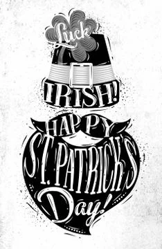 Poster St Patrick Stock Illustration