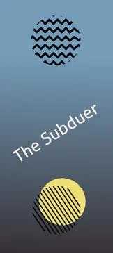 Poster The subduere Stock Illustration