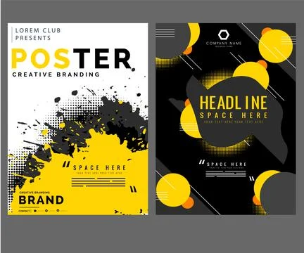 Poster template 05 Stock Illustration