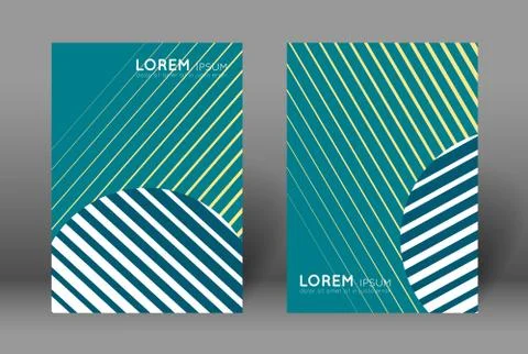 Poster template design Stock Illustration