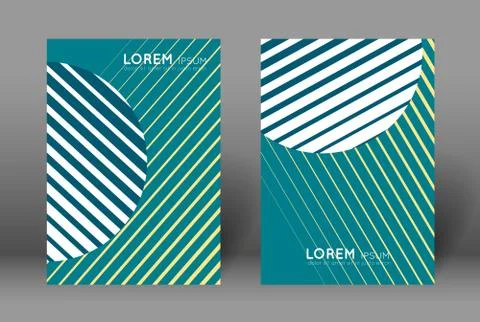 Poster template design Stock Illustration