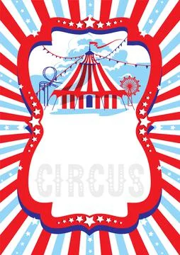 Poster template with place for text Stock Illustration