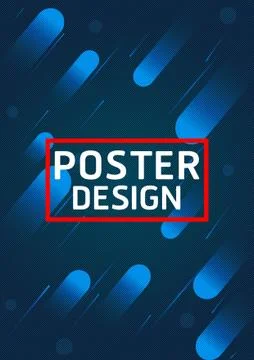 A Poster With Texture lines Background  Stock Illustration