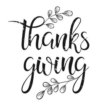 Poster thanks giving Stock Illustration
