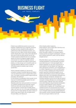 Poster vector template with plane taking off and city skyline 스톡 일러스트