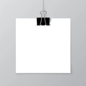Poster on a wall Stock Illustration