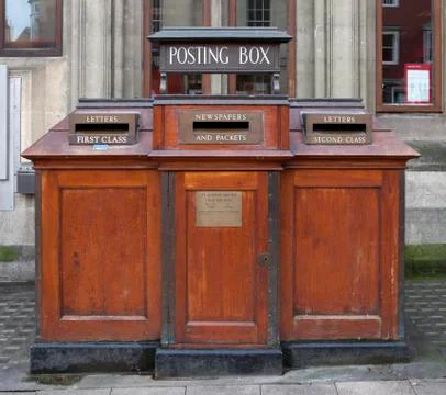 Posting box, England Stock Photos