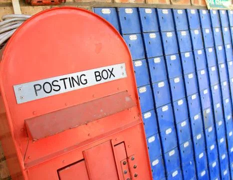 Posting box Stock Photos