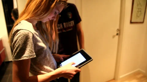 Posting on the internet Video stock 35502182