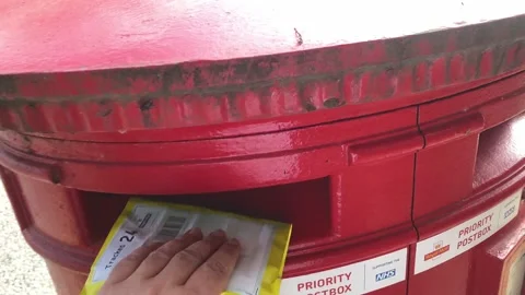 Posting A Letter Stock Footage 137955560