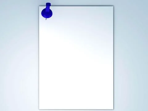 Postit image 3d Stock Illustration