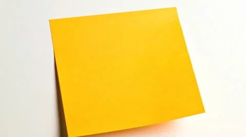 Postit note paper 스톡 동영상 21303277