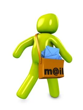 Postman 스톡 일러스트