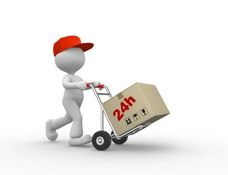 Postmen Illustrazione stock
