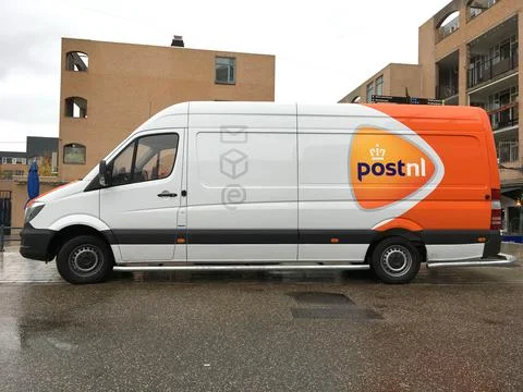 PostNL delivery van Stock Photos