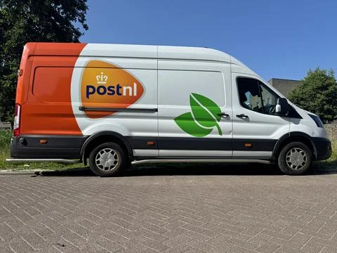 PostNL delivery van Stock Photos